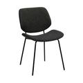 Seatsolutions Quest Charcoal Modern Dining Accent Chair SE3324748